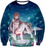 Sword Art Online Very Anime Girl Yuuki Asuna Cool Graphic Promo Zip Up Hoodie - Sword Art Online Zip Up Hoodie - Sweatshirt