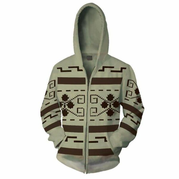 The Big Lebowski Cosplay Zip Up Hoodie