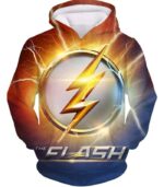 DC Comics The Flash Symbol Zip Up Hoodie - Superhero 3D Zip Up Hoodies And Clothing Hoodie - Hoodie