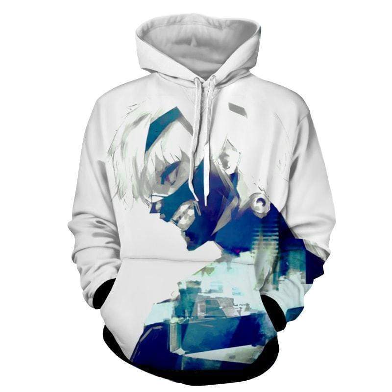 Ken Kaneki Hoodie Mask Art Hoodie - Tokyo Ghoul Mask Hoodie