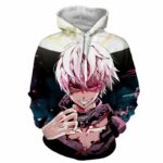 Ken Kaneki Mask Hoodie - Kaneki Universe Tokyo Ghoul Hoodie