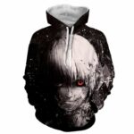 Lust For Flesh Ken Kaneki Hoodie  - Tokyo Ghoul 3D Graphic Jacket