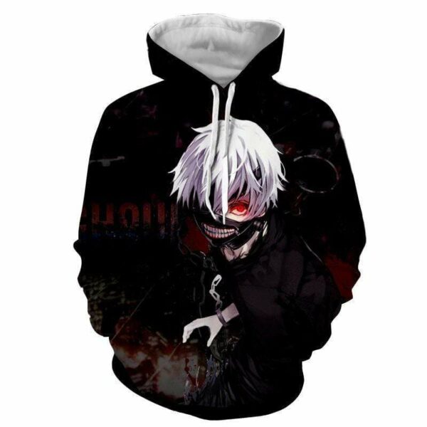 Starving Ken Kaneki Hoodie - Tokyo Ghoul  Gothic Hoodie