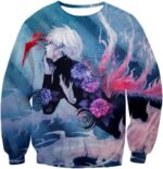 Tokyo Ghoul Cool Anime Graphic Promo Ken Kaneki Printed Hoodie - Sweatshirt