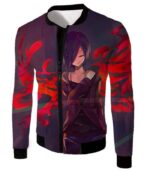 Tokyo Ghoul Cool Touka Kirishima Anime Ghoul Zip Up Hoodie  - Anime Hoodie - Jacket