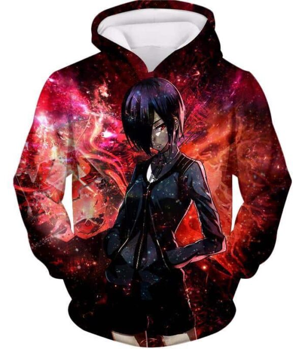 Tokyo Ghoul Cute Ghoul Touka Kirishima Winged Kagune Hoodie  - Anime Hoodie - Hoodie