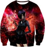 Tokyo Ghoul Cute Ghoul Touka Kirishima Winged Kagune Zip Up Hoodie  - Anime Hoodie - Sweatshirt