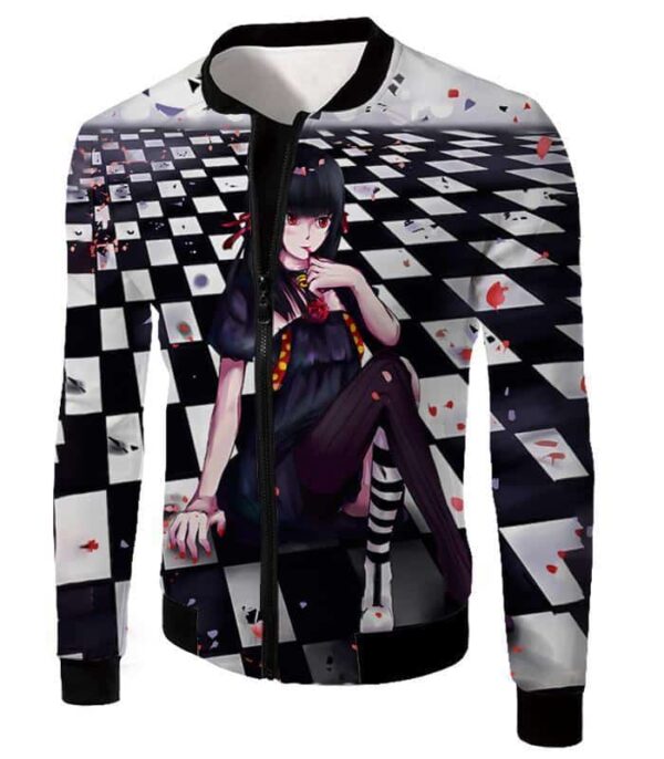 Tokyo Ghoul Cute Juuzou Suzuya Dressed Female Anime Promo Hoodie - Jacket