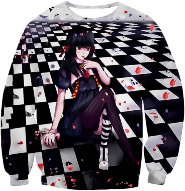 Tokyo Ghoul Cute Juuzou Suzuya Dressed Female Anime Promo Hoodie - Sweatshirt