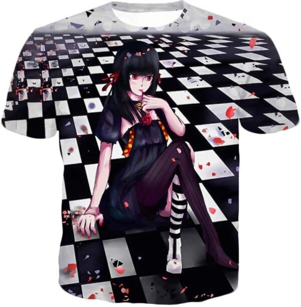 Tokyo Ghoul Cute Juuzou Suzuya Dressed Female Anime Promo Zip Up Hoodie - T-Shirt