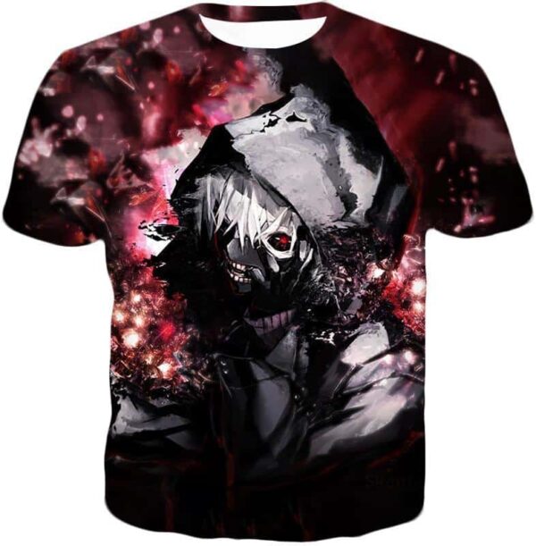 Tokyo Ghoul Ghoul Cannibal Ken Kaneki Cool Printed Hoodie - T-Shirt