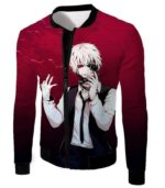 Tokyo Ghoul Ghoul Ken Kaneki Red Promo Hoodie - Jacket