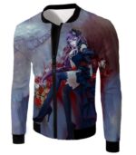 Tokyo Ghoul Ghoul Rize Kamishiro Anime Art Printed Hoodie - Jacket