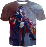 Tokyo Ghoul Ghoul Rize Kamishiro Anime Art Printed Hoodie - T-Shirt