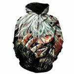 Tokyo Ghoul Hoodie - Kaneki's Red Eye & Mask Hoodie