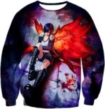 Tokyo Ghoul Hoodie - Tokyo Ghoul Beautiful And Kind Touka Kirishima Fan Art Graphic Hoodie - Sweatshirt