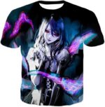 Tokyo Ghoul Hoodie - Tokyo Ghoul  Beauty Rize Kamishiro Super Cute Hoodie - T-Shirt