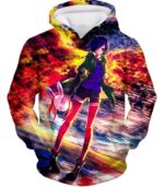 Tokyo Ghoul Hoodie - Tokyo Ghoul Cute Anime Girl Touka Kirishima Art Printed Hoodie