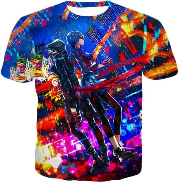 Tokyo Ghoul Hoodie - Tokyo Ghoul Ghouls Ken Kaneki And Touka Kirishima Hoodie - T-Shirt