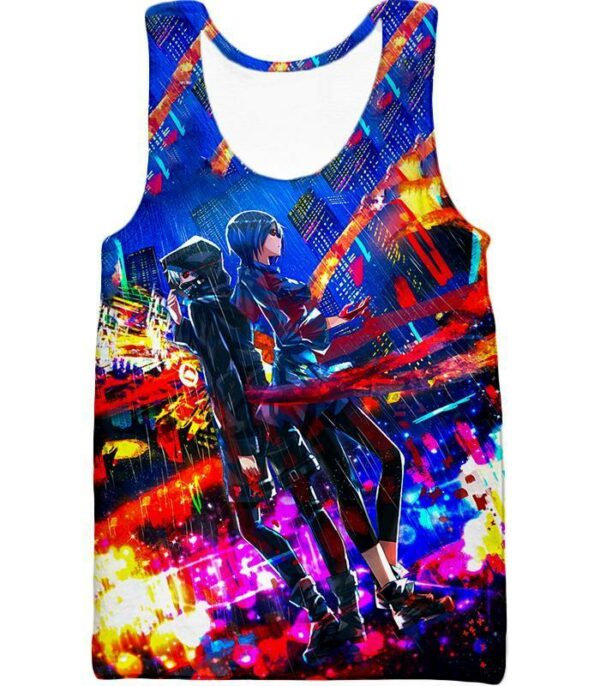 Tokyo Ghoul Hoodie - Tokyo Ghoul Ghouls Ken Kaneki And Touka Kirishima Hoodie - Tank Top