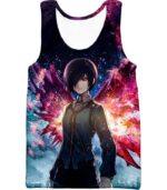 Tokyo Ghoul Hoodie - Tokyo Ghoul Girl Touka Kirishima Graphic Action Hoodie - Tank Top