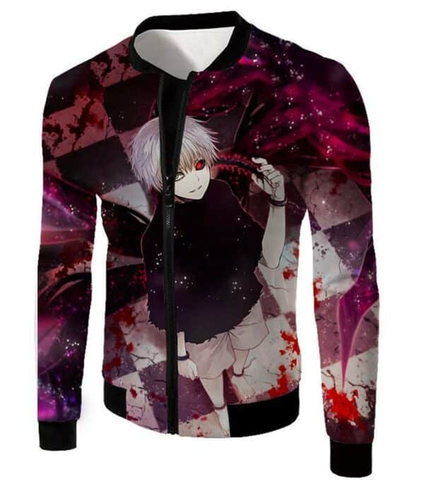 Tokyo Ghoul Hoodie - Tokyo Ghoul One Eyed Ghoul King Ken Kaneki Anime  Hoodie - Jacket