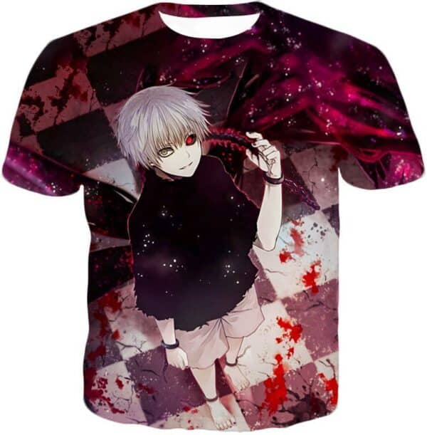 Tokyo Ghoul Hoodie - Tokyo Ghoul One Eyed Ghoul King Ken Kaneki Anime  Hoodie - T-Shirt