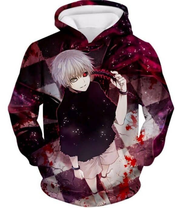 Tokyo Ghoul Hoodie - Tokyo Ghoul One Eyed Ghoul King Ken Kaneki Anime  Hoodie