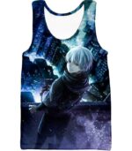 Tokyo Ghoul Hoodie - Tokyo Ghoul Super Anime Hero Ken Kaneki Aka Eyepatch Graphic Hoodie - Tank Top