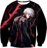 Tokyo Ghoul Hoodie - Tokyo Ghoul Super Ghoul Ken Kaneki The Black Reaper Hoodie - Sweatshirt