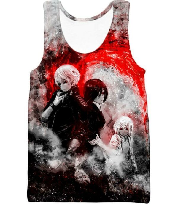 Tokyo Ghoul Hoodie - Tokyo Ghoul Super Tokyo Ghoul Anime Fan Art Graphic Hoodie - Tank Top