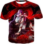 Tokyo Ghoul Hoodie - Tokyo Ghoul Tokyo Ghoul Two Souls Rize And Kaneki  Graphic Hoodie - T-Shirt