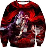 Tokyo Ghoul Hoodie - Tokyo Ghoul Tokyo Ghoul Two Souls Rize And Kaneki  Graphic Hoodie - Sweatshirt