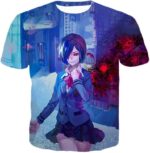 Tokyo Ghoul Hoodie - Touka Kirishima Promo Hoodie Tokyo Ghoul Merch - T-Shirt