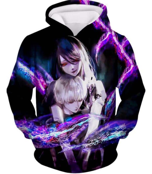 Tokyo Ghoul Kaneki X Rize Cool Kink Connection Fan Art Promo Hoodie