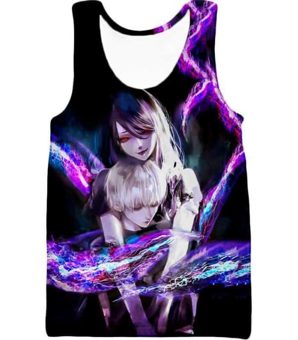 Tokyo Ghoul Kaneki X Rize Cool Kink Connection Fan Art Promo Hoodie - Tank Top