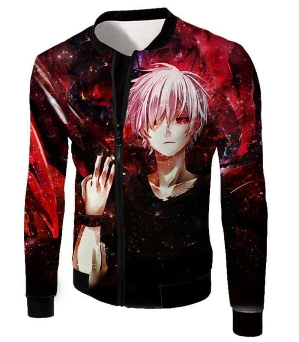 Tokyo Ghoul Ken Kaneki Ghoul Promo Hoodie - Anime Hoodie - Jacket