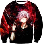 Tokyo Ghoul Ken Kaneki Ghoul Promo Hoodie - Anime Hoodie - Sweatshirt