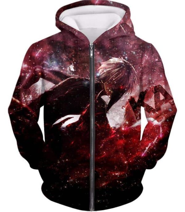 Tokyo Ghoul Ken Kaneki Kakuja Tokyo Ghoul Promo Hoodie - Anime Hoodie - Zip Up Hoodie