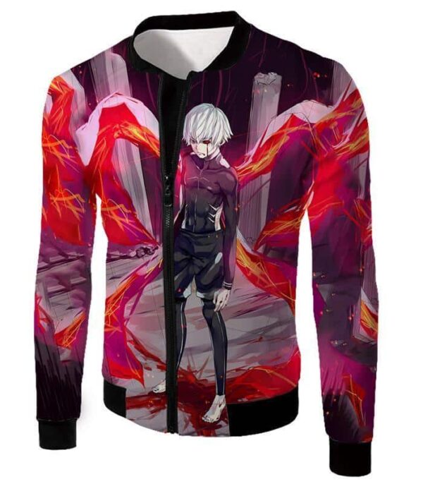 Tokyo Ghoul Ken Kaneki Kink Action Cool Anime Still Hoodie - Jacket