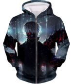 Tokyo Ghoul Ken Kaneki Tentacle Kagune Hoodie - Anime Hoodie - Zip Up Hoodie