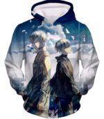 Tokyo Ghoul Legendary Arima Kishou X One Eyed Ghoul Ken Kaneki Cool Anime Zip Up Hoodie - Hoodie