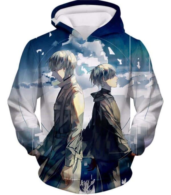 Tokyo Ghoul Legendary Arima Kishou X One Eyed Ghoul Ken Kaneki Cool Anime Zip Up Hoodie - Hoodie