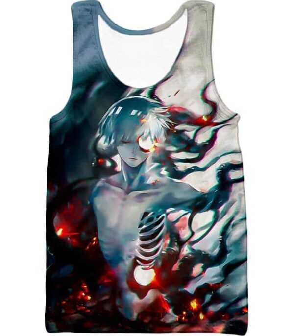 Tokyo Ghoul Losing Spirit Ken Kaneki Super Cool Anime Graphic Promo Hoodie - Tank Top