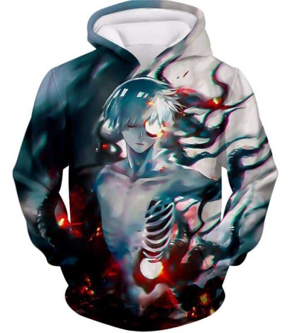 Tokyo Ghoul Losing Spirit Ken Kaneki Super Cool Anime Graphic Promo Hoodie - Hoodie