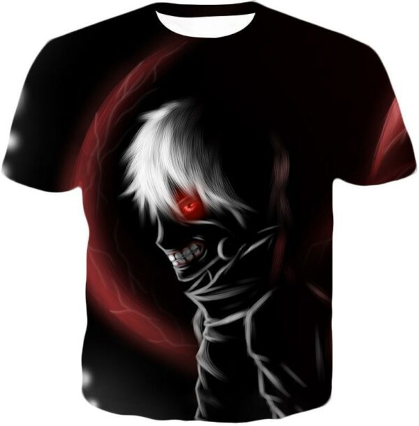 Tokyo Ghoul One Eyed Ken Kaneki Black Hoodie - Anime Hoodie - T-Shirt