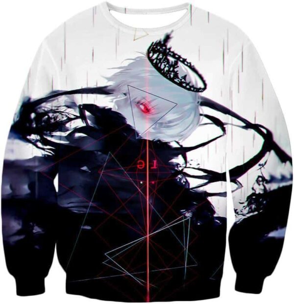 Tokyo Ghoul One Eyed King Kaneki Cool Anime Action Promo Hoodie - Sweatshirt