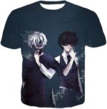 Tokyo Ghoul Season One And Two Ken Kaneki Cool Hoodie  - Anime Hoodie - T-Shirt