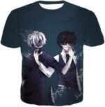 Tokyo Ghoul Season One And Two Ken Kaneki Cool Zip Up Hoodie  - Anime Hoodie - T-Shirt