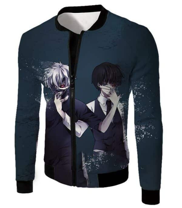 Tokyo Ghoul Season One And Two Ken Kaneki Cool Zip Up Hoodie  - Anime Hoodie - Jacket